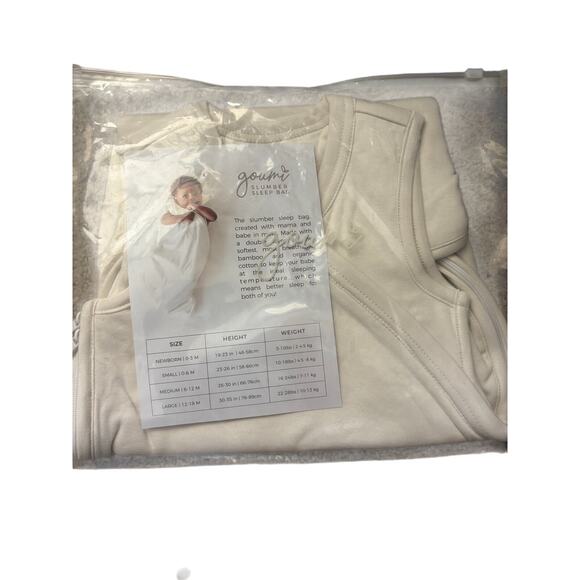 Goumi Slumber Sleep Bag NWT Newborn 0-3 months Cloud - Picture 2 of 2